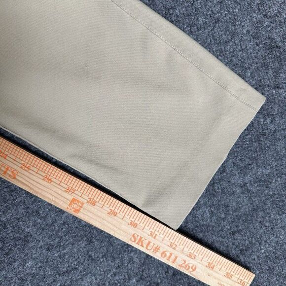 Footjoy Pants Mens 32x32 Beige Golf Performance Chino Stretch Straight Leg Adult - Picture 7 of 10